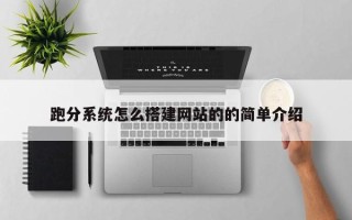 大连跑分系统怎么搭建网站的的简单介绍